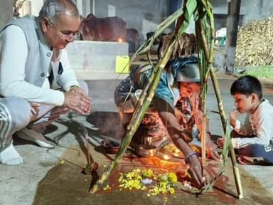 सुठालिया: देव उठनी एकादशी पर सुठालिया क्षेत्र में माया तुलसी और शालिग्राम की पूजा कर समृद्धि व खुशहाली मांगी