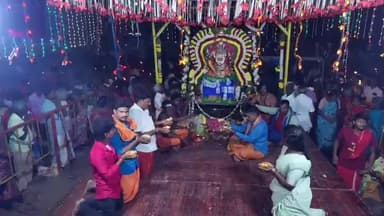 கள்ளக்குறிச்சி: சித்தலூர் அங்காளம்மன் திருக்கோயிலில் அமாவாசை முன்னிட்டு நடைபெற்ற ஊஞ்சல் உற்சவத்தில் திரளான பக்தர்கள் பங்கேற்பு