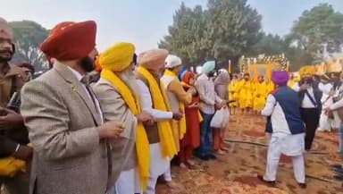 ਤਲਵੰਡੀ ਸਾਬੋ: ਤਖ਼ਤ ਸ੍ਰੀ ਦਮਦਮਾ ਸਾਹਿਬ ਵਿਖੇ ਸ਼੍ਰੀ ਗੁਰੂ ਤੇਗ ਬਹਾਦਰ ਜੀ ਦੇ 350ਵੇ ਸ਼ਹੀਦੀ ਦਿਵਸ ਮੌਕੇ ਨਗਰ ਕੀਰਤਨ