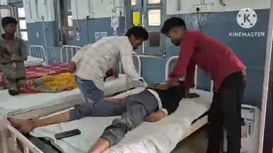 पटेरा: भाई की मौत के सदमे में दूसरे भाई की बिगड़ी तबीयत, हटा सिविल अस्पताल भेजा गया