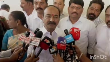 కరీంనగర్: మా BJP పార్టీలో ఎలాంటి విభేదాలు లేవు, అదంతా మీడియా సృష్టి : కరీంనగర్ లో మల్కాజిగిరి ఎంపీ ఈటెల రాజేందర్.