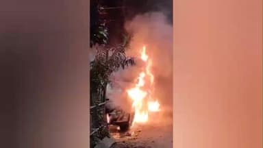 ನಂಜನಗೂಡು: ಮನೆ ಮುಂದೆ ನಿಲ್ಲಿಸಿದ ಕಾರುಗಳಿಗೆ ಪೆಟ್ರೋಲ್ ಸುರಿದು ಕಿಡಿಗೇಡಿಗಳಿಂದ ಬೆಂಕಿ