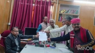 बारां: बिजली विभाग और बैंक की वसूली स्थगित करने, फसली ऋण की सीमा 5 लाख करने की मांग को लेकर एडीएम को ज्ञापन दिया