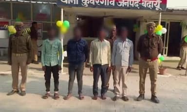 बदायूं: थाना कुंवरगांव पुलिस ने शांति व्यवस्था भंग करने के आरोप में 4 अभियुक्तों को गिरफ्तार कर न्यायालय के समक्ष पेश किया