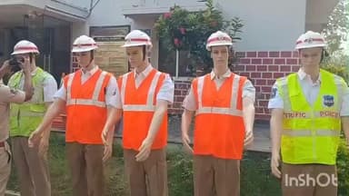 తిమ్మాపూర్ ఎల్ఎండీ కాలనీ: ఎల్.యం.డి పోలీసుల వినూత్న ఆలోచన, రోడ్డు ప్రమాదాల నివారణకు ట్రాఫిక్ పోలీస్ మ్యాన్కిన్.