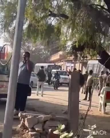 जायल: जोधियासी गांव में मूर्ति की सुरक्षा के लिए करीब 100 पुलिस जवान अभी भी तैनात