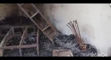 ભાણવડ: ભાણવડના ત્રણ પાટીયા પાસે દુકાન અને મંદિરમાં તસ્કરોએ ચોરી કરી ત્યારબાદ લગાવી આગ