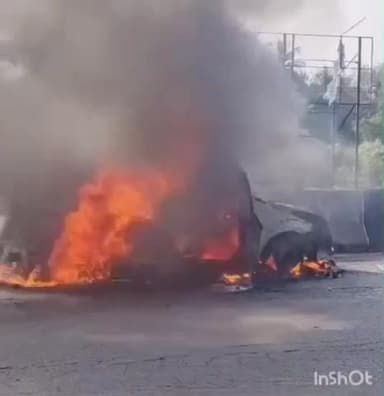 ಬೈಂದೂರು: ನಾವುಂದದಲ್ಲಿ ಸ್ವಿಫ್ಟ್ ಕಾರಿಗೆ ಆಕಸ್ಮಿಕ ಬೆಂಕಿ, ಕಾರಿನಲ್ಲಿದ್ದವರು ಅಪಾಯದಿಂದ ಪಾರು