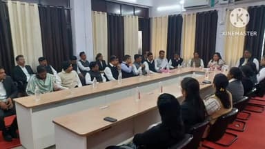 नवादा: नवादा में राष्ट्रीय लोक अदालत को सफल बनाने के लिए न्याय मंडल में आयोजित की गई बैठक