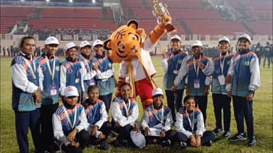 કપરાડા: તાલુકાની આનંદ નિકેતન EMRSના ખેલાડીઓની રાષ્ટ્રીય કક્ષાએ ઝળહળતી સિદ્ધિ