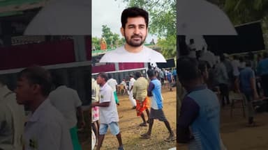 சங்கராபுரம் அருகில் அரசம்பட்டு நடைபெற்று வரும் விஜய் ஆண்டனி நூறுசாமி படப்பிடிப்பு தளத்திலிருந்து