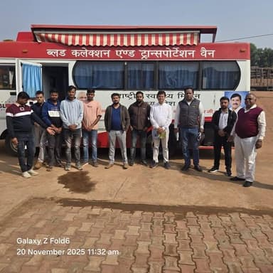 प्राथमिक स्वास्थ्य केंद्र अभाना़ में रक्तदान शिविर सम्पन्न
==
64 यूनिट रक्त एकत्रित
==
विकासखंड हिण्डोरिया के प्राथमिक ...