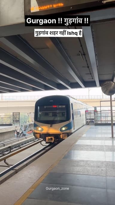 गुड़गांव !! Gurgaon!!
MG Road !! Repid metro !! M3M !! Great city !! Metro city !! 🏙️ Cyber City
#trendingreels #ins...