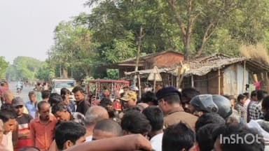 त्रिवेणीगंज: त्रिवेणीगंज में दो मोटरसाइकिलों की टक्कर में एक युवक गंभीर रूप से घायल