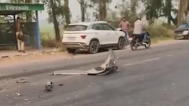 करनाल: चिड़ाव मोड़ के पास तीन गाड़ियों की टक्कर, बड़ा हादसा टला, पुलिस मौके पर