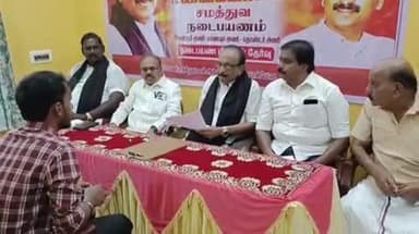 குறிஞ்சிப்பாடி: மதிமுக சார்பில் அம்பலவாணன் பேட்டையில் நடை பயண நிகழ்ச்சிக்கு தொண்டர்கள் தேர்வு, வைகோ பங்கேற்பு