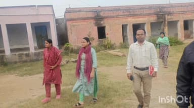 काशी चक: काशीचक प्रखंड में उप विकास आयुक्त प्रियंका रानी का आगमन, मध्य विद्यालय चंडीनामा का किया निरीक्षण