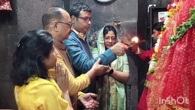 भभुआ: कैमूर के मुंडेश्वरी मंदिर में डीजीपी विनय कुमार ने परिजनों के साथ किया दर्शन पूजन