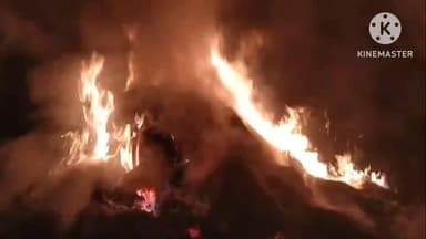 पदमा: बरमां में बिजली के शॉर्ट सर्किट से खलिहान में रखे 500 बोझा धान जलकर राख