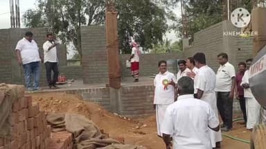 நாட்றாம்பள்ளி: அரசு ஆண்கள் மேல்நிலைப் பள்ளியில் ரூ.98 லட்சம் மதிப்பில் கட்டப்பட்டு வரும் கூடுதல் கட்டிடத்தை நேரில் ஆய்வு மேற்கொண்ட MLA