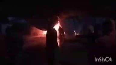 बंशीधरनगर (नगर उंटारी): श्री बंशीधर नगर में आग लगने से घर और दुकान जलकर राख, लाखों का नुकसान, पुलिस जांच में जुटी