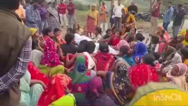 जलालपुर: चन्दैनी गांव के पास शव रखकर ग्रामीणों ने किया रोड जाम, जमकर काटा हंगामा