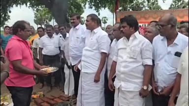 விளாத்திகுளம்: ஆதனூர் பகுதியில் புதிய பாலம் அமைக்கும் பணி எம்எல்ஏ துவக்கி வைத்தார்