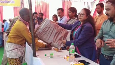 भंडरा: आकाशी पंचायत में 'आपकी योजना, आपकी सरकार, आपके द्वार' शिविर में योजनाओं के आवेदन मिले और परिसंपत्ति का वितरण हुआ