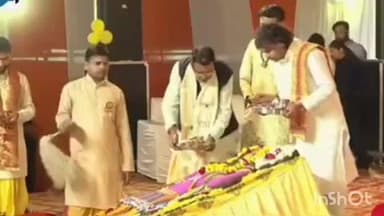 करेरा: जय मां बगीचा वाली मैया के मंदिर में देवी चित्रलेखा जी ने भागवत कथा में सुनाई गोवर्धन पूजा की कथा