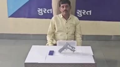 પલસાણા: કડોદરા પોલીસે બાતમી આધારે વરેલી ગામની સીમમાંથી દેશી હાથ બનાવટના પિસ્તોલ સાથે 1 ઇસમને ઝડપી પાડ્યો હતો.