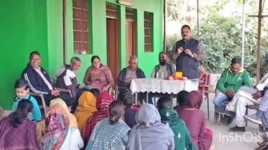 रिवालसर: लुहाखर पंचायत में विधायक इंद्र सिंह गांधी का जन संपर्क अभियान, विकास कार्यों पर की गई खुली चर्चा