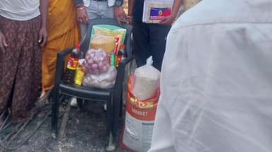 कस्बा: अग्निकांड पीड़ित परिवार से मिली मानवाधिकार संगठन की टीम
