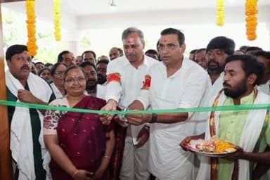 చేర్యాల: చేర్యాల పట్టణంలో నూతనంగా నిర్మించిన సామాజిక ఆరోగ్య కేంద్రాన్ని ప్రారంభించిన ఎంపీ కిరణ్ కుమార్ రెడ్డి ఎమ్మెల్యే