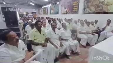 வாலாஜா: பாரதிநகரில் உள்ள திமுக மாவட்ட தலைமை அலுவலகத்தில் கட்சியின் செயற்குழு கூட்டம் நடைபெற்றது
