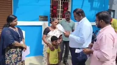 கிருஷ்ணகிரி: பழையபேட்டை வீரப்பன் நகர் பகுதியில் sir சிறப்பு வாக்காளர் திருத்த பணியை மாவட்ட ஆட்சியர் நேரில் ஆய்வு