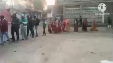 घंसौर: भ्रमणकर नगर में हुआ वेद पाठ एवं भजनों का आयोजन