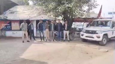 ભાવનગર: અકવાડા મદ્રેસાના ડિમોલિશન કામગીરીને લઈને શહેરમાં ચુસ્ત બંદોબસ્ત ગોઠવ્યો