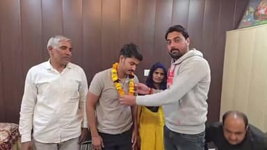 पलवल: अग्निवीर जीडी में मंजीत का चयन, गरीब किसान के बेटे ने एकेडमी को कहा धन्यवाद