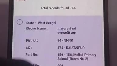 পাণ্ডবেশ্বর: পাণ্ডবেশ্বর এর এক বৃদ্ধা মহিলা ভোটারের নাম রাজ্যের ৪৪ জায়গায়,ঘটনায় শুরু শাসক বিরোধী রাজনৈতিক তরজা