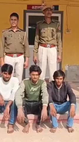 पहाड़ी: पहाड़ी पुलिस ने तीन साइबर ठगों को गिरफ्तार किया
