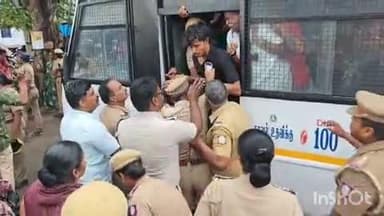 மதுரை தெற்கு: காய்கறி கடை அமைக்க முயன்ற சாலையோர வியாபாரிகள் கைது தள்ளுமுள்ளு ஏற்பட்டதால் பரபரப்பு