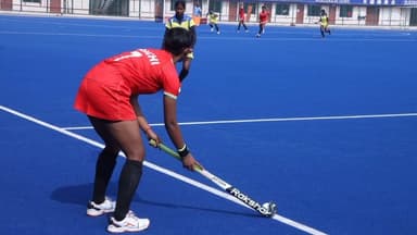 ओरमांझी: मोरहाबादी के हॉकी स्टेडियम में खेलो इंडिया सिटी लीग हॉकी बालिका मैच संपन्न