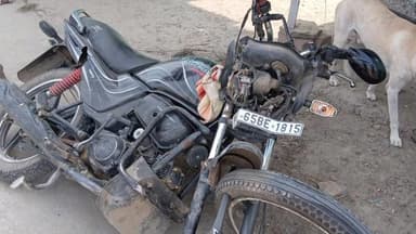 राजातालाब: तेज रफ्तार स्कार्पियो ने बाइक को मारी टक्कर, दो लोग हुए घायल