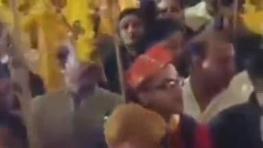 पानीपत: पानीपत से चुलकाना धाम के लिए निकली निशान यात्रा, खाटू श्याम भक्तों की उमड़ी भीड़, कन्हैया मित्तल ने बांधा समा