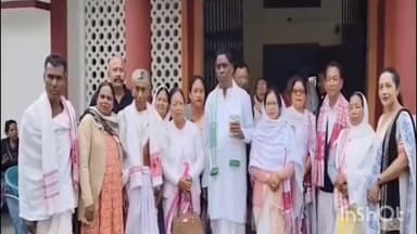 তিতাবৰ: তিতাবৰত ৰাজীৱ ভৱনত পদ্মভূষণ, প্ৰাক্তন মুখ্যমন্ত্ৰী তৰুণ গগৈৰ পঞ্চম মৃত্যু বাৰ্ষিকী পালন কংগ্ৰেছকৰ্মীৰ