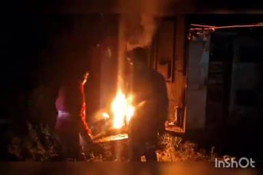 नवा बाज़ार: नावा बाजार के जिओ टावर के ओडिसी में शॉर्ट सर्किट से आग लगी