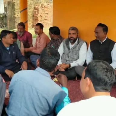 ईचागढ़: टीकर हाईस्कूल मैदान में 22वें फुटबॉल प्रतियोगिता की तैयारी को लेकर हुई बैठक