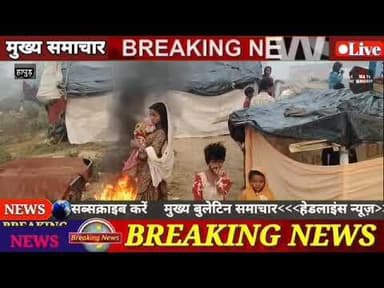 #हापुड़ में नगर पालिका क्षेत्र के बुलंदशहर रोड सामीया कॉलोनी के सामने झुग्गी वाले आए दिन क