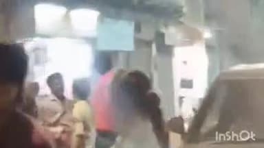 लालपुर थाना अंतर्गत हुकुलगंज दुर्गा माता मंदिर के पास हुई मारपीट