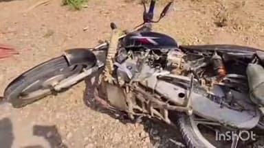 बाप: मलार चौराहे के पास अनियंत्रित कार ने बाइक को मारी टक्कर, तीन घायल, एक महिला की मौत